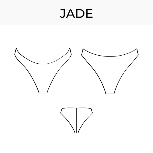 Bikini bottom pattern Jade