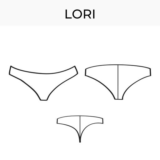 Bikini bottom pattern Lori