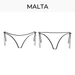 Bikini bottom pattern Malta