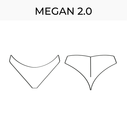 Bikini bottom pattern Megan 2.0