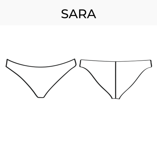 Bikini bottom pattern Sarah