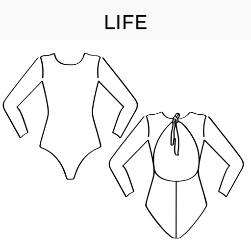 Long sleeve swimsuit pattern Life