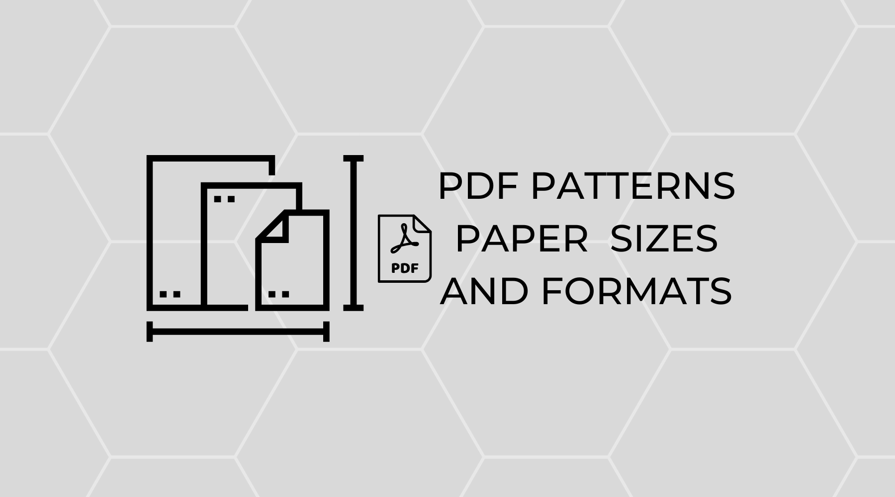 Paper sizes and formats