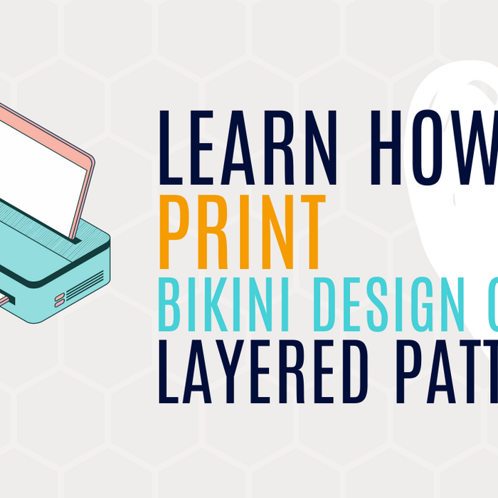 Easy Way to Print Layered PDF Patterns for DIY Bikini - PRINT YOUR SIZE