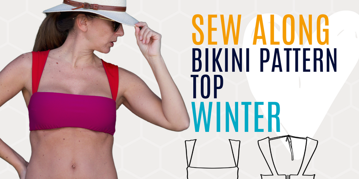 Sew Along Bikini Pattern top Winter Bikini Design Club