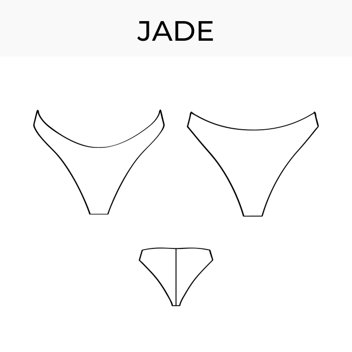 Bikini bottom pattern Jade