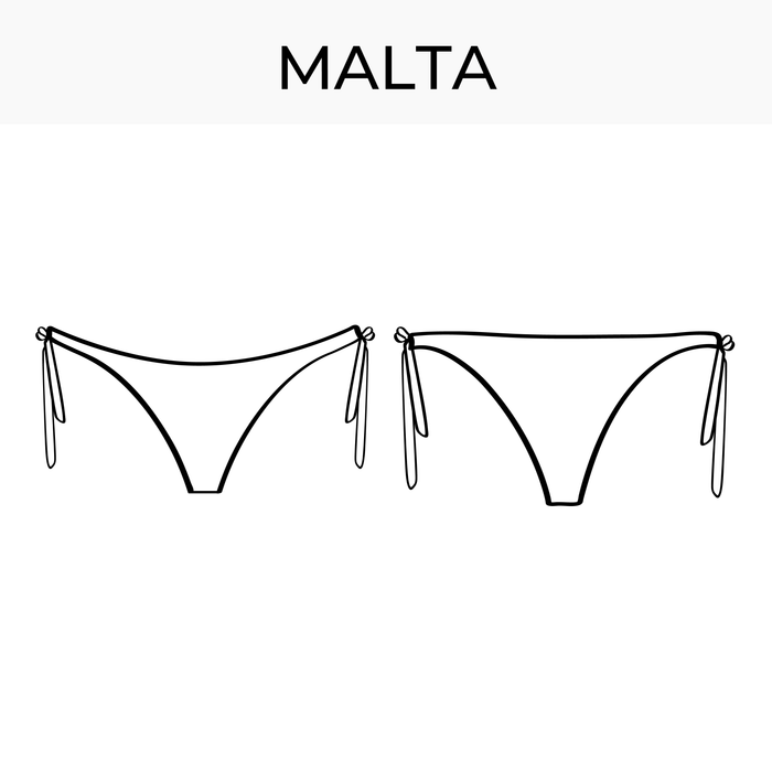 Bikini bottom pattern Malta