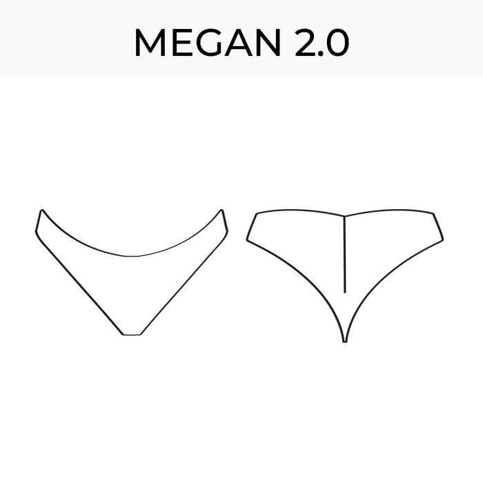 Bikini bottom pattern Megan 2.0