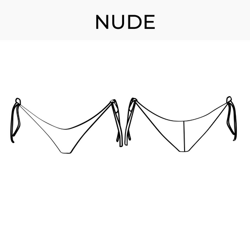 Bikini bottom pattern Nude