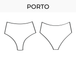 Bikini bottom pattern Porto