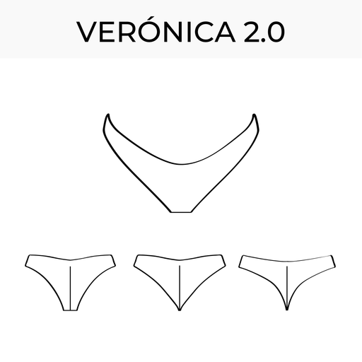 Bikini bottom pattern Verónica 2.0