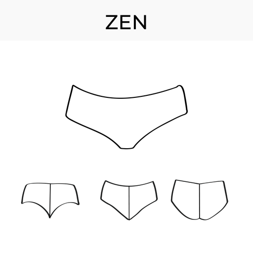Bikini bottom pattern Zen