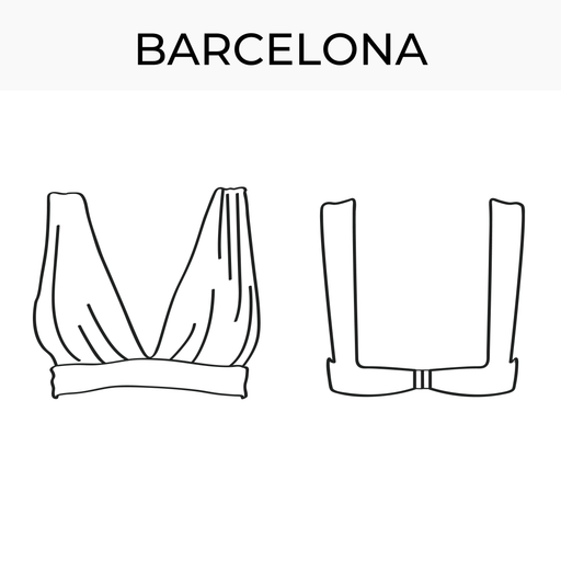 Bikini pattern top Barcelona