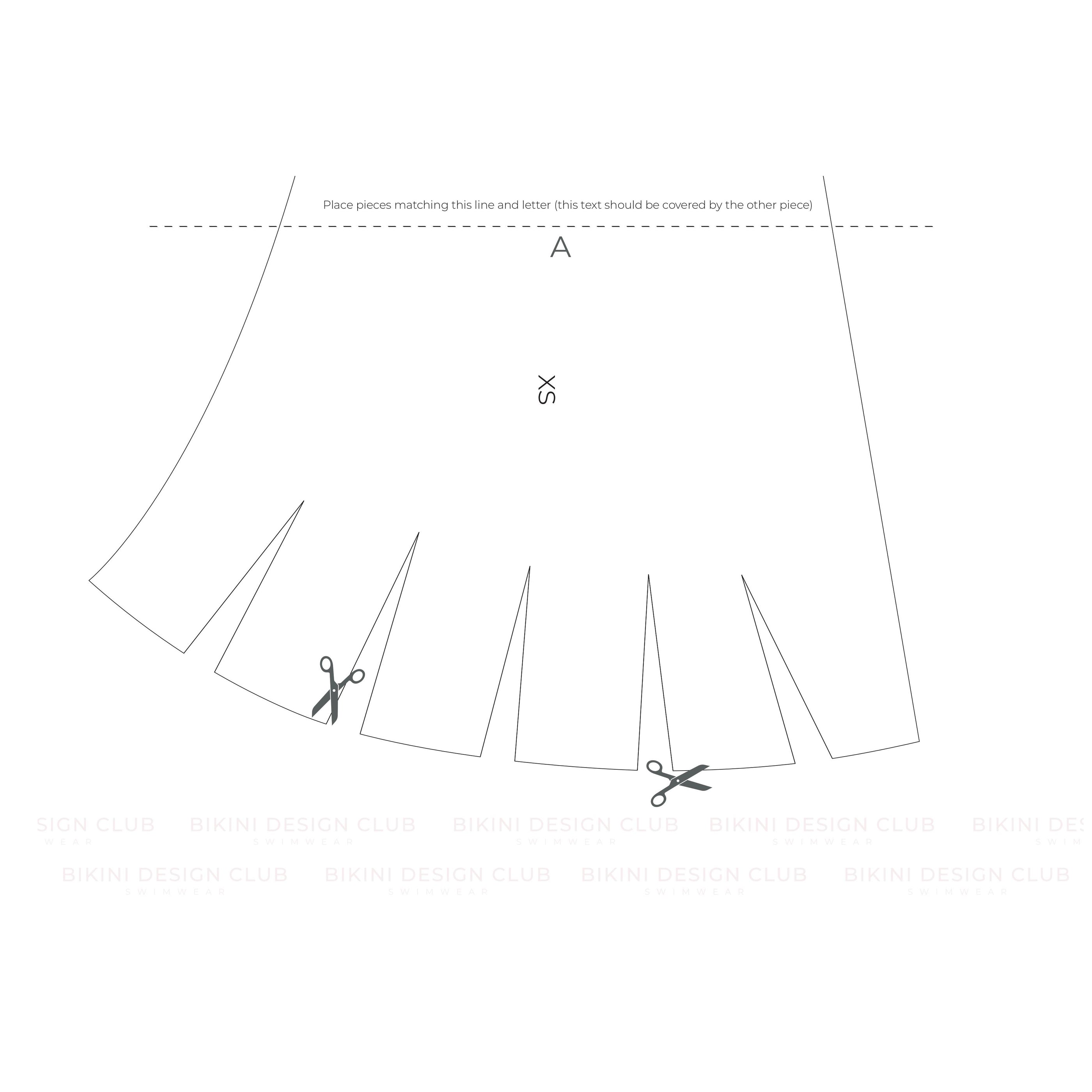 Bikini Sewing Pattern top Barcelona DIY bikini Bikini Design Club