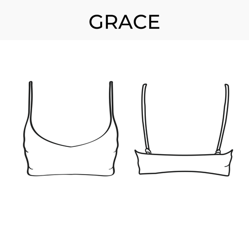 Bikini pattern top Grace