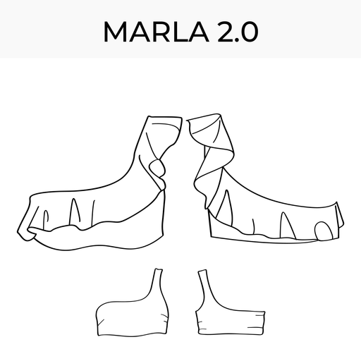 Bikini pattern top Marla 2.0