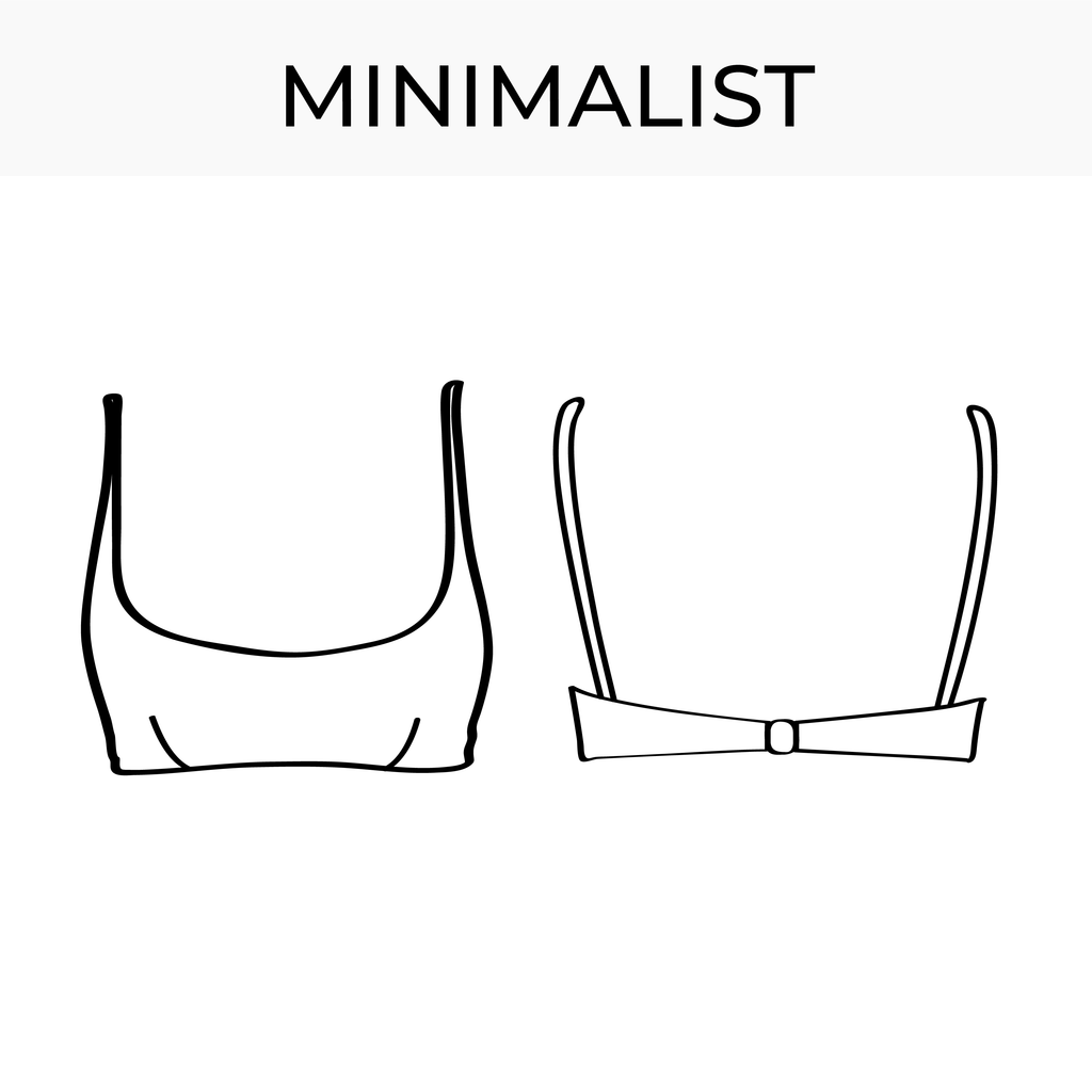 Bikini pattern top Minimalist