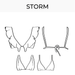 Bikini pattern top Storm 3 in 1