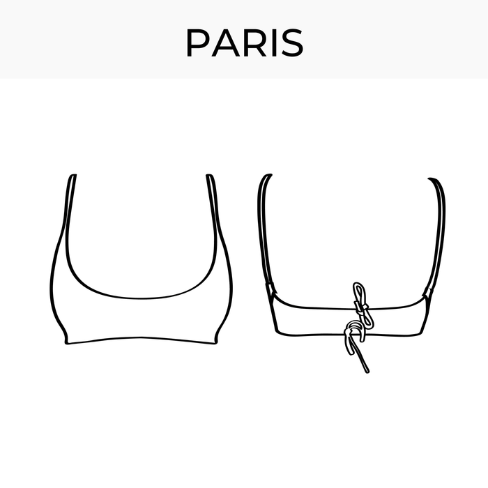 Bikini pattern top Paris