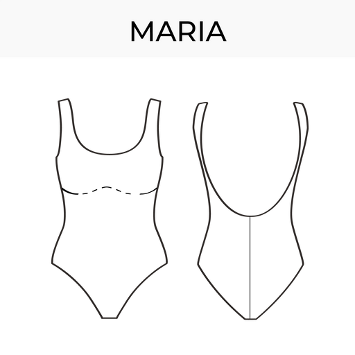 Swimsuit pattern Maria