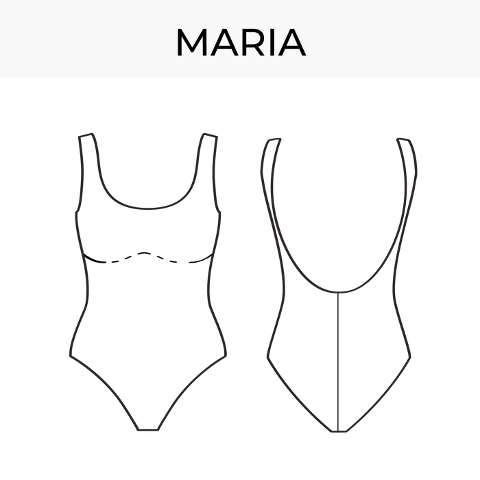 Swimsuit pattern Maria