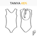 Kids Swimsuit pattern Mini Tanya
