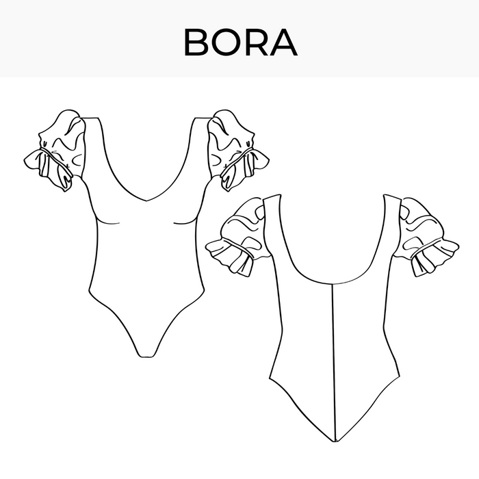 Swimsuit pattern Bora
