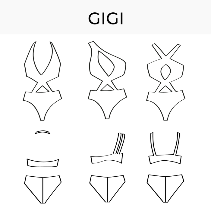 Swimsuit pattern Gigi
