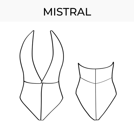 Swimsuit pattern Mistral