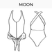 Swimsuit pattern Moon