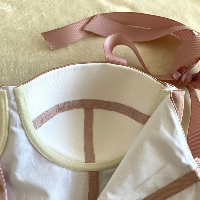 DIY Underwire Bandeau Bikini Top with Removable Straps - Adopt Your Clothes